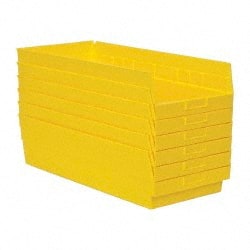 Plastic Hopper Shelf Bin: Yellow MPN:QSB216YLCS