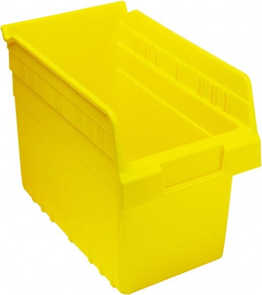 Plastic Hopper Shelf Bin: Yellow MPN:QSB802YL