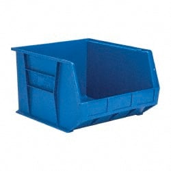 Plastic Hopper Stacking Bin: Blue MPN:QUS270BLCS