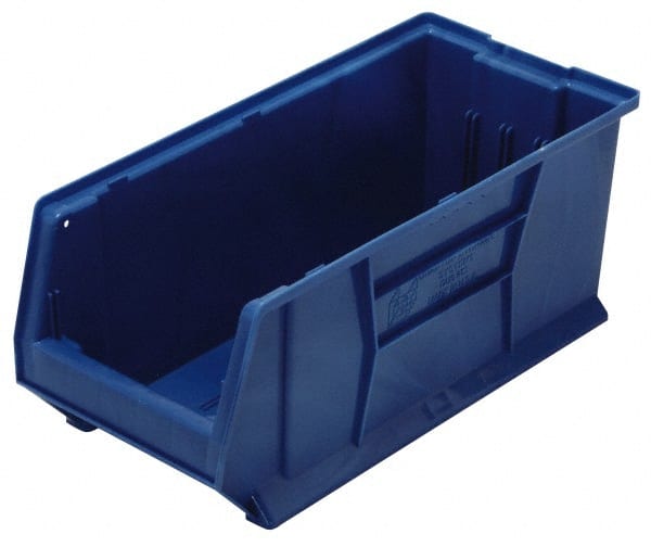 Plastic Hopper Stacking Bin: Blue MPN:QUS951BLCS