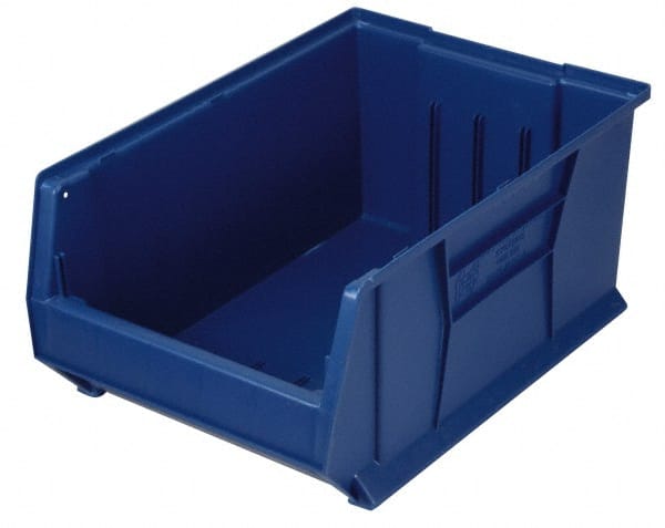 Plastic Hopper Stacking Bin: Blue MPN:QUS952BLCS