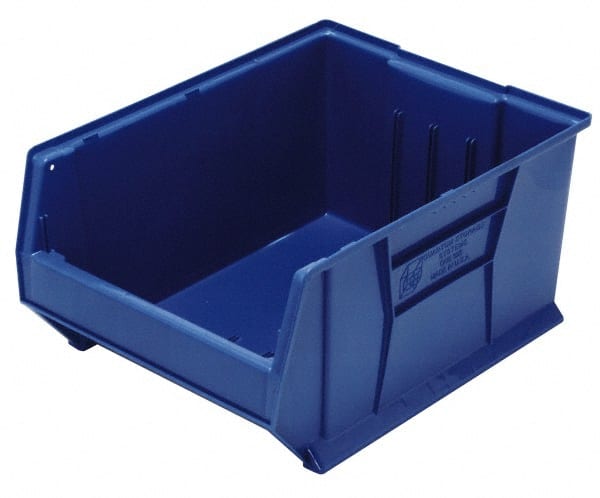 Plastic Hopper Stacking Bin: Blue MPN:QUS953BLCS