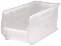 Plastic Hopper Stacking Bin: Clear MPN:QUS953CLCS