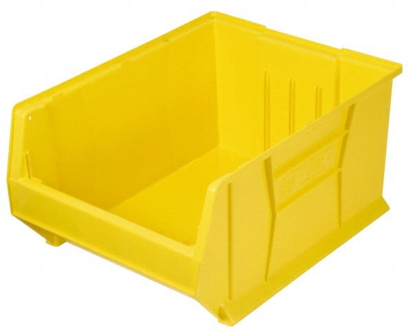 Plastic Hopper Stacking Bin: Yellow MPN:QUS953YLCS