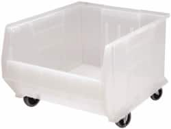 Plastic Hopper Stacking Bin: Clear MPN:QUS964MOBCL