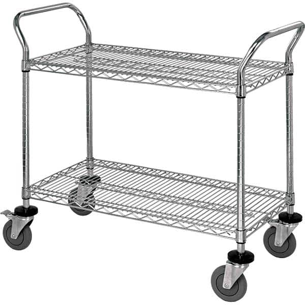 Utility Cart: Stainless Steel, Silver MPN:WRSC-1836-2