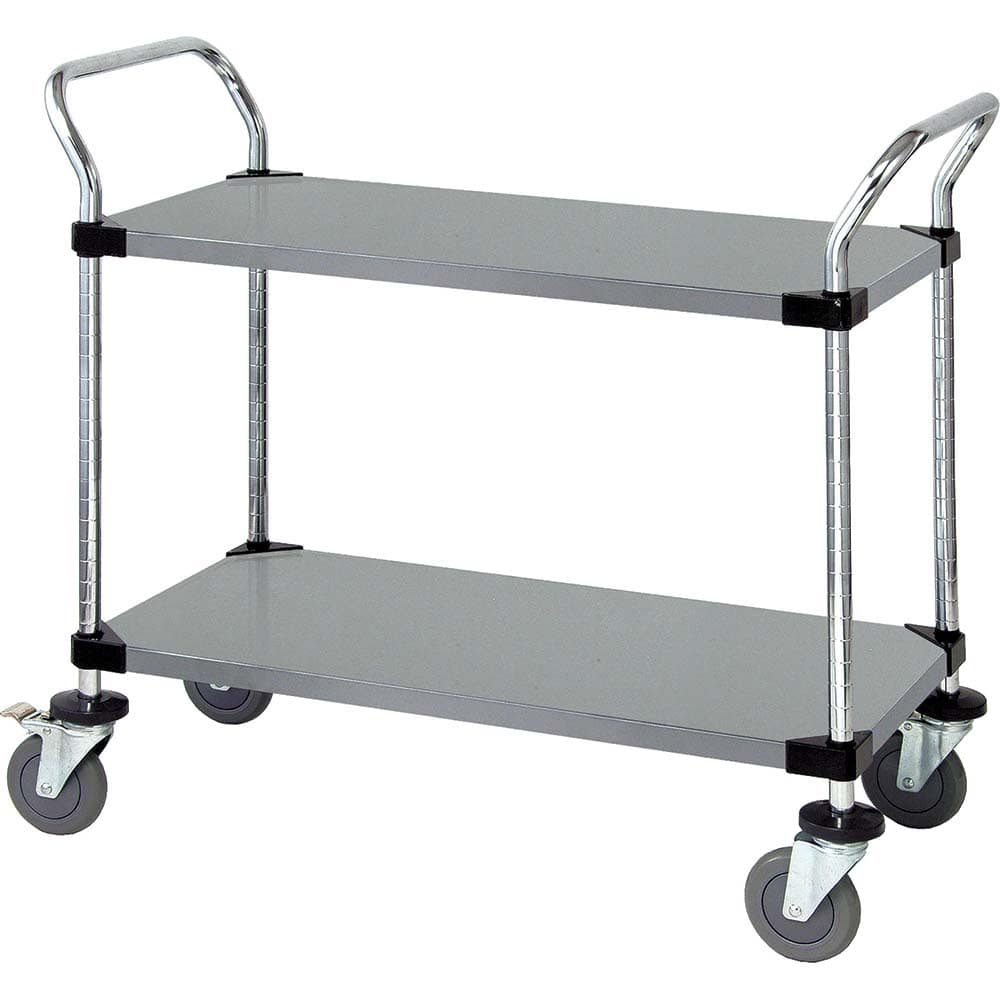 Utility Cart: Stainless Steel, Silver MPN:WRSC-1836-2SS