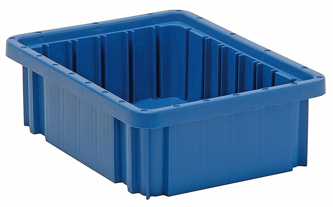 Divider Box Blue Polypropylene 12 MPN:DG91035BL