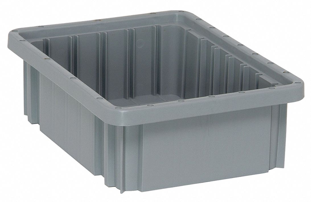 Divider Box Gray Polypropylene 12 MPN:DG91035GY