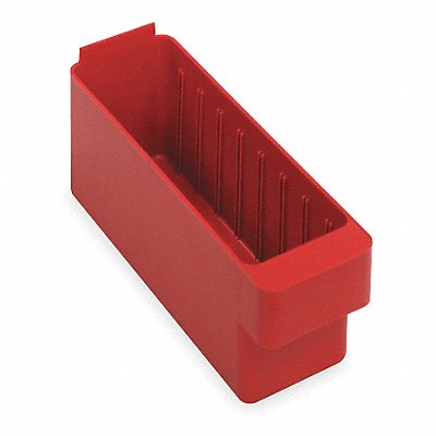 D5565 Drawer Bin Red Polystyrene 4 5/8 in MPN:QED501RD