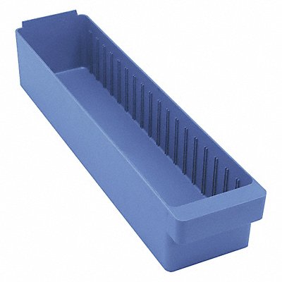 F1579 Drawer Bin Blue Polystyrene 4 5/8 in MPN:QED603BL