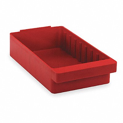 D5567 Drawer Bin Red Polystyrene 4 5/8 in MPN:QED801RD