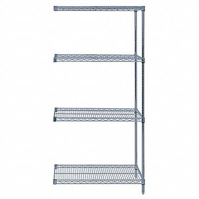 Wire Shelving Add-On Kit Gray MPN:AD63-1836GY