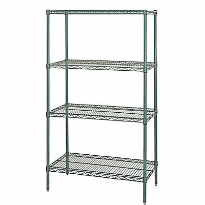 Wire Shelving 18 in Overall Depth MPN:WR63-1848P