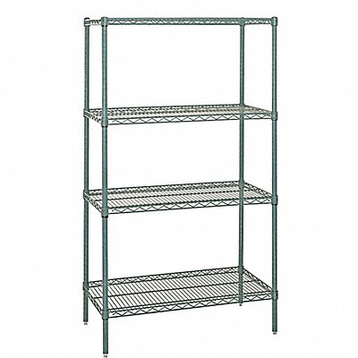 Wire Shelving 18 in Overall Depth MPN:WR74-1836P