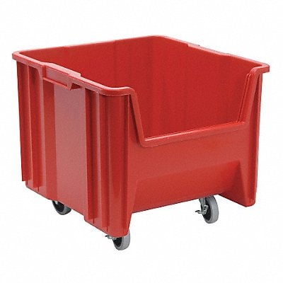 G2981 Mobile Bin Red Polyethylene 12 1/2 in MPN:QGH805MOBRD