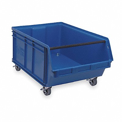 D5569 Mobile Bin Blue Polypropylene 14 7/8 in MPN:QMS843MOBBL