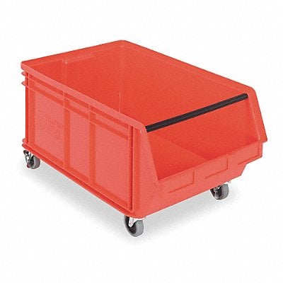 D5569 Mobile Bin Red Polypropylene 14 7/8 in MPN:QMS843MOBRD