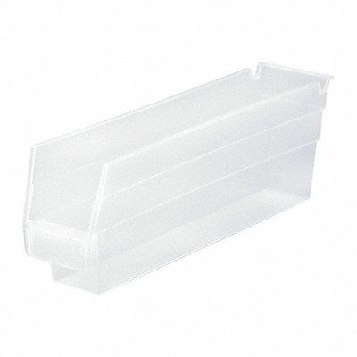 Shelf Bin Clear Polypropylene 4 in MPN:QSB100CL