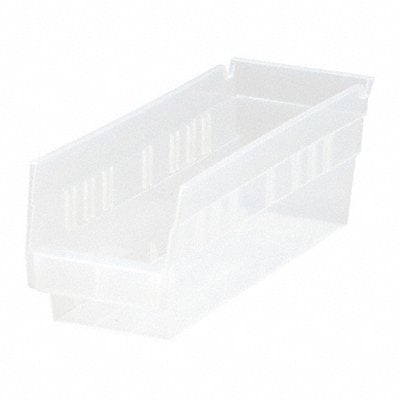 Shelf Bin Clear Polypropylene 4 in MPN:QSB101CL