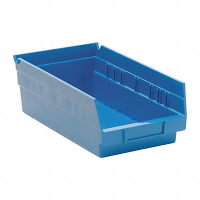 F0614 Shelf Bin Blue Polypropylene 4 in MPN:QSB102BL