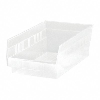 Shelf Bin Clear Polypropylene 4 in MPN:QSB102CL