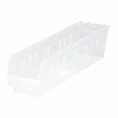 Shelf Bin Clear Polypropylene 4 in MPN:QSB103CL