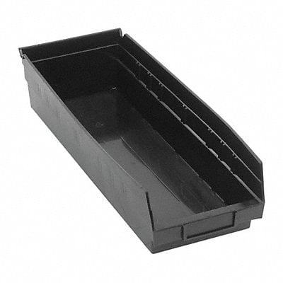 Shelf Bin Black Polypropylene 4 in MPN:QSB104BR