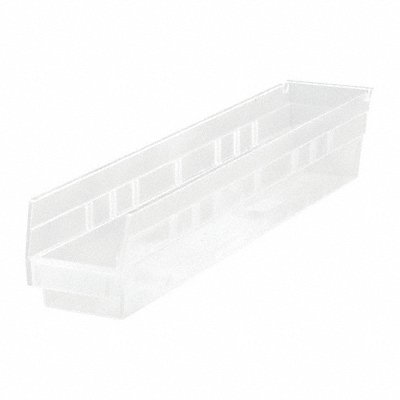 Shelf Bin Clear Polypropylene 4 in MPN:QSB105CL