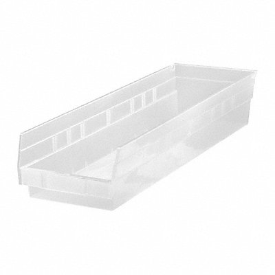 Shelf Bin Clear Polypropylene 4 in MPN:QSB106CL