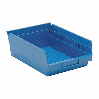 F0615 Shelf Bin Blue Polypropylene 4 in MPN:QSB107BL