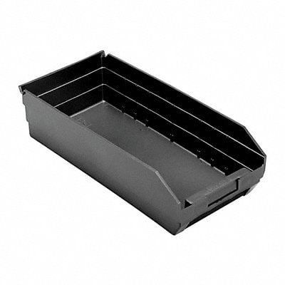 Shelf Bin Black Polypropylene 4 in MPN:QSB108BR