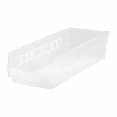 Shelf Bin Clear Polypropylene 4 in MPN:QSB108CL