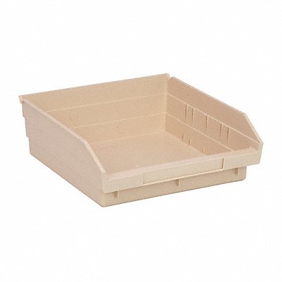 F0616 Shelf Bin Ivory Polypropylene 4 in MPN:QSB109IV