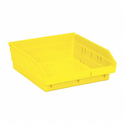 F0616 Shelf Bin Yellow Polypropylene 4 in MPN:QSB109YL