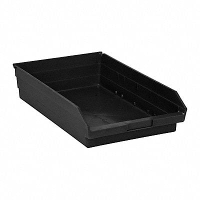 Shelf Bin Black Polypropylene 4 in MPN:QSB110BR