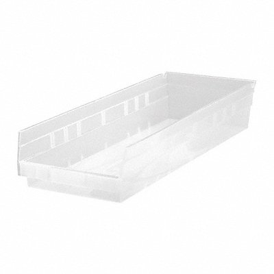 Shelf Bin Clear Polypropylene 4 in MPN:QSB114CL