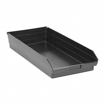 Shelf Bin Black Polypropylene 4 in MPN:QSB116BR