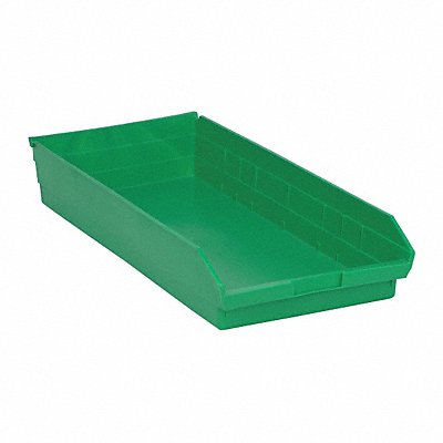 F0624 Shelf Bin Green Polypropylene 4 in MPN:QSB116GN