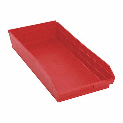 F0624 Shelf Bin Red Polypropylene 4 in MPN:QSB116RD