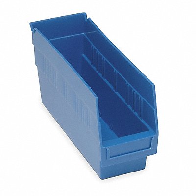 D5563 Shelf Bin Blue Polypropylene 6 in MPN:QSB201BL