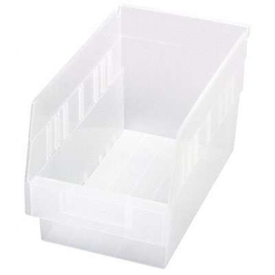 Shelf Bin Clear Polypropylene 6 in MPN:QSB202CL