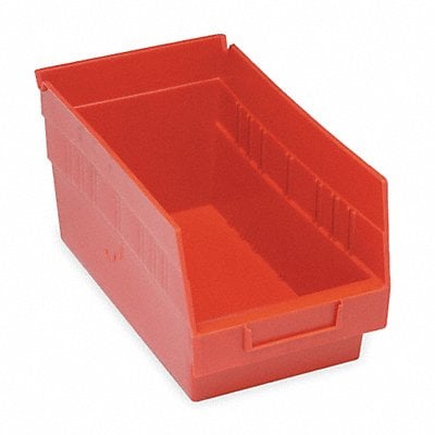 E5729 Shelf Bin Red Polypropylene 6 in MPN:QSB202RD