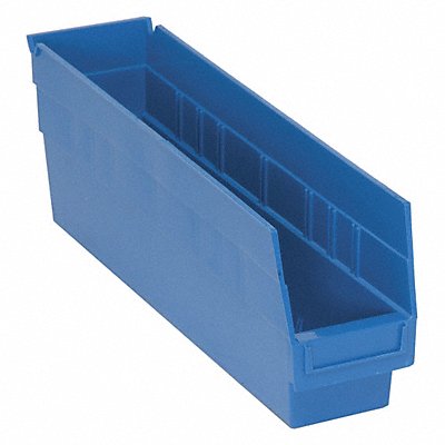 E5732 Shelf Bin Blue Polypropylene 6 in MPN:QSB203BL