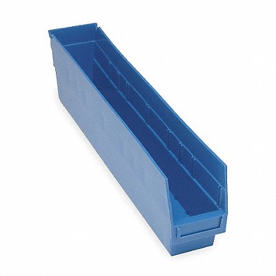 E5735 Shelf Bin Blue Polypropylene 6 in MPN:QSB205BL