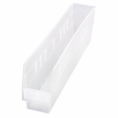 Shelf Bin Clear Polypropylene 6 in MPN:QSB205CL