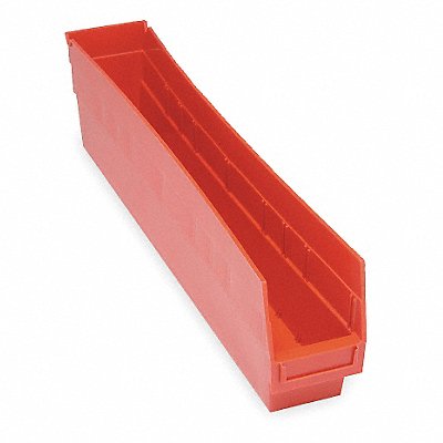 E5735 Shelf Bin Red Polypropylene 6 in MPN:QSB205RD