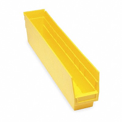 E5735 Shelf Bin Yellow Polypropylene 6 in MPN:QSB205YL