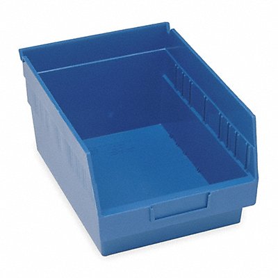 E5730 Shelf Bin Blue Polypropylene 6 in MPN:QSB207BL