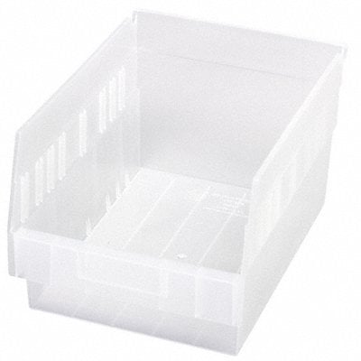 Shelf Bin Clear Polypropylene 6 in MPN:QSB207CL